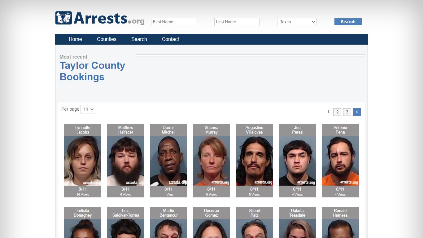 Taylor County Arrests and Inmate Search